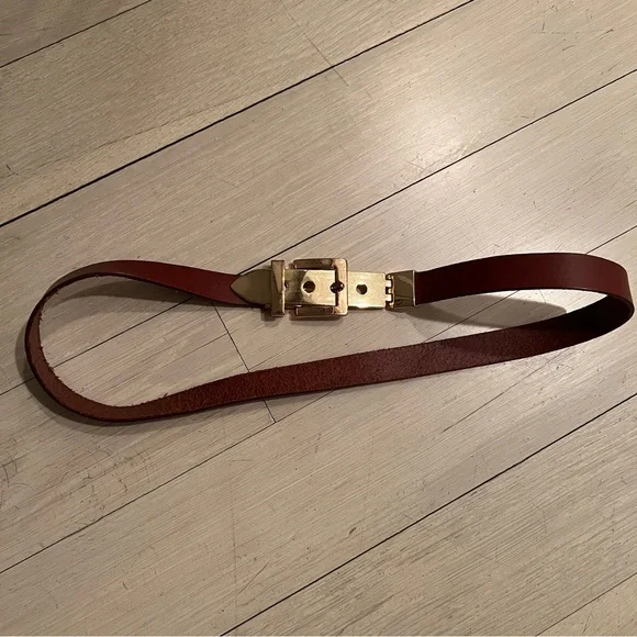 Cynthia Vincent belt NWOT 12th Street by Cynthia Vincent Belt | Brown Croc  main image 3